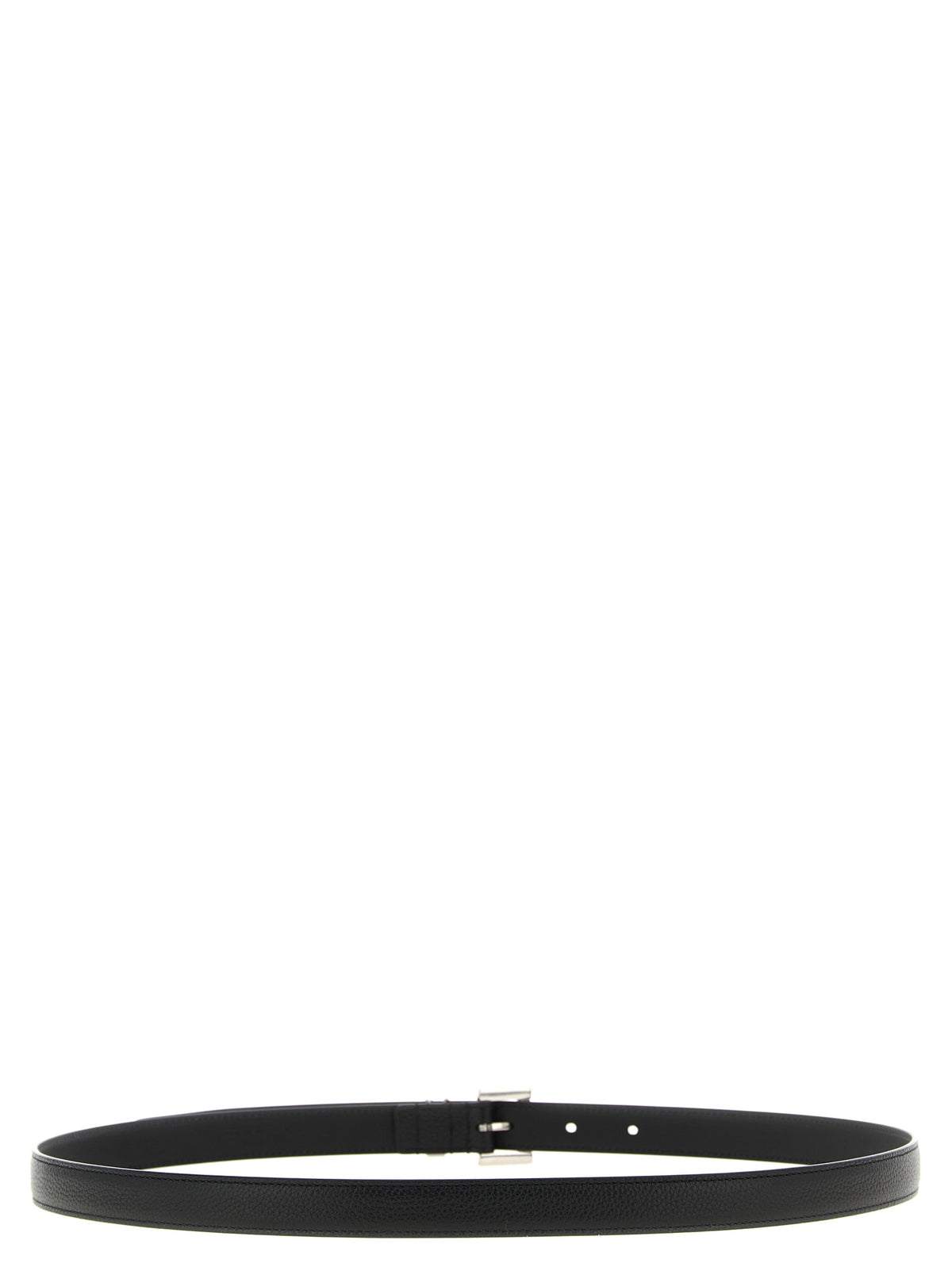Ceinture Saint Laurent en veau noir