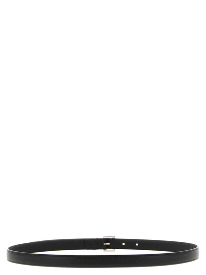Saint Laurent Black Calfskin Regular Belt