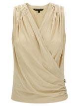 GOLDBERGH Calipso Beige Polyamide Sport Bra