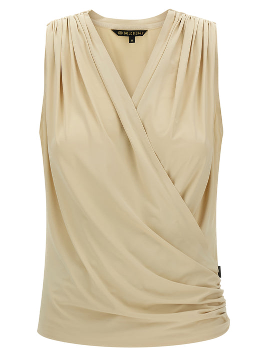 GOLDBERGH Beige Polyamide Sport Bra