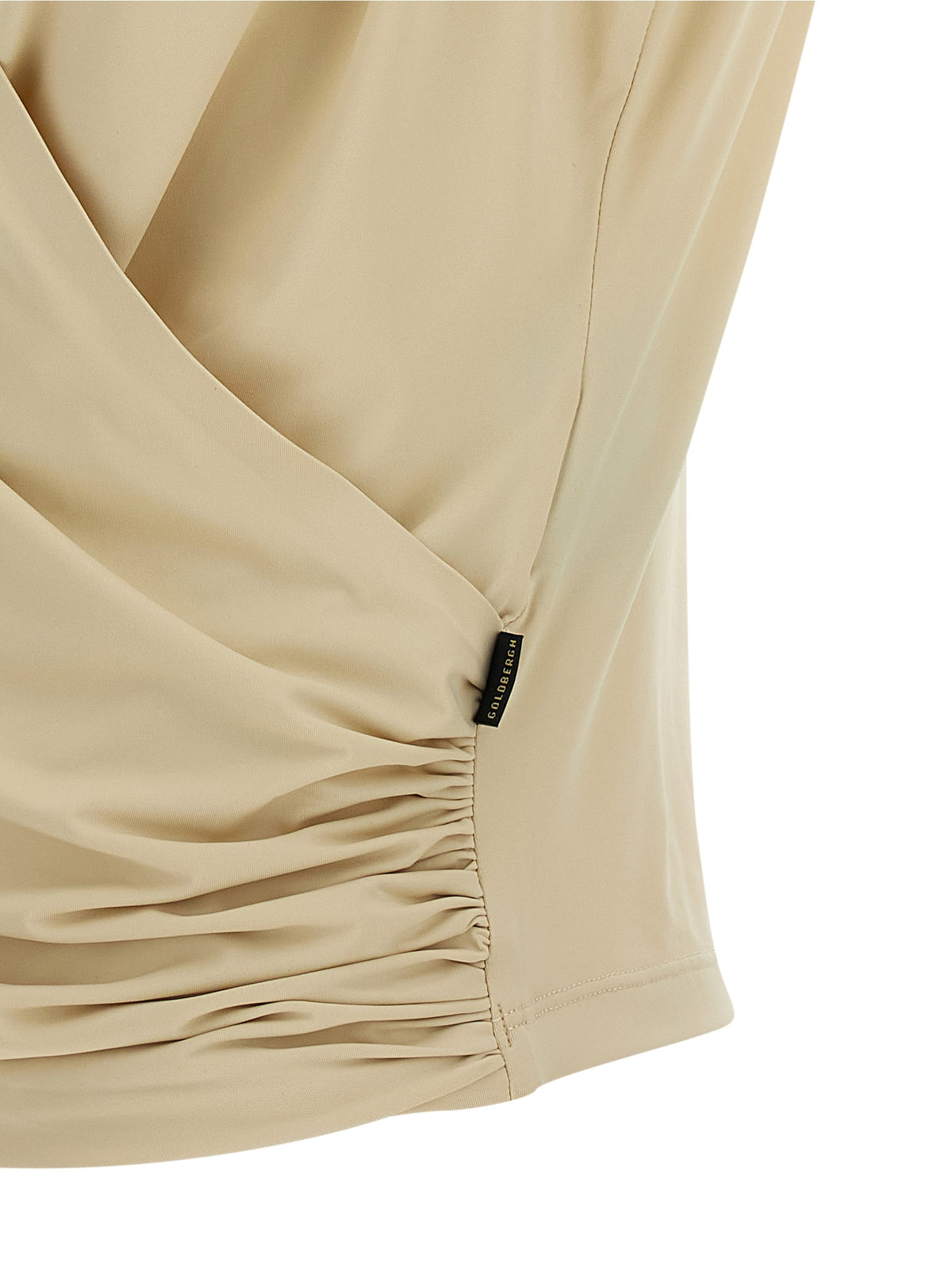 GOLDBERGH Calipso Beige Polyamide Sport Bra