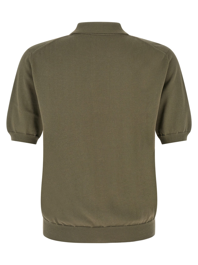 ZANONE Bicolor Cotton Polo Shirt - Élégance et Confort
