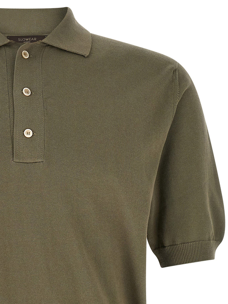 ZANONE Bicolor Cotton Polo Shirt - Élégance et Confort