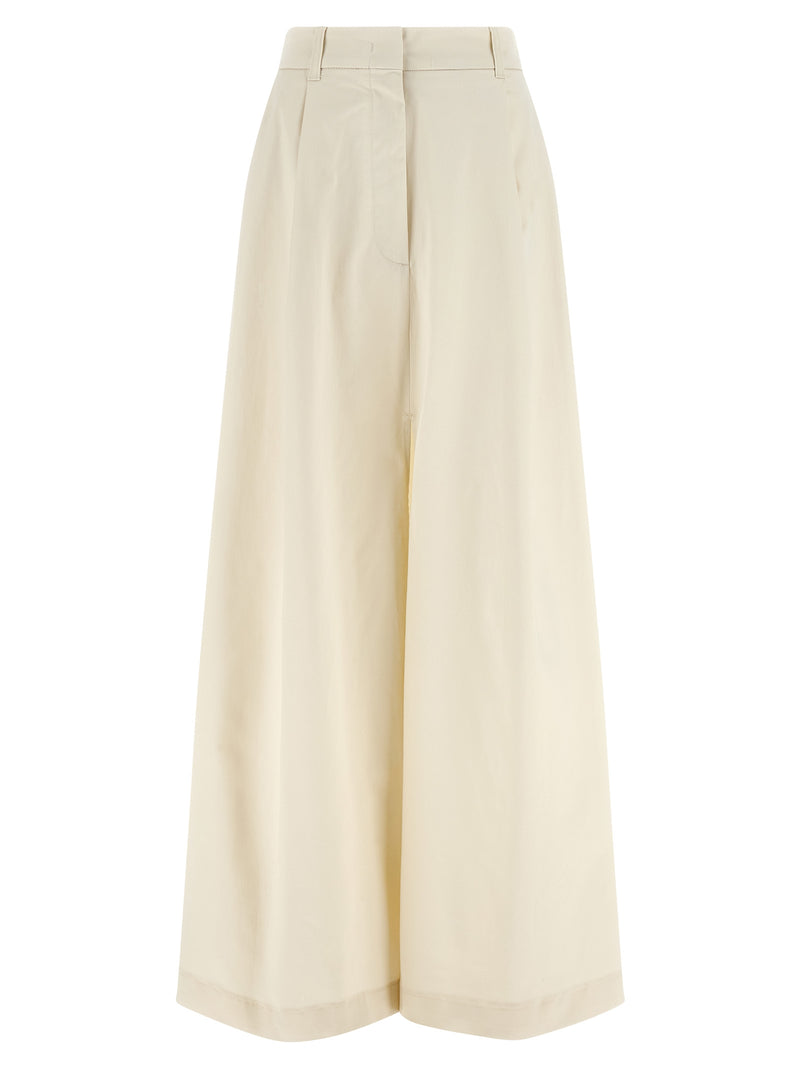 THELATEST Daisy Beige Cotton Mini Skirt