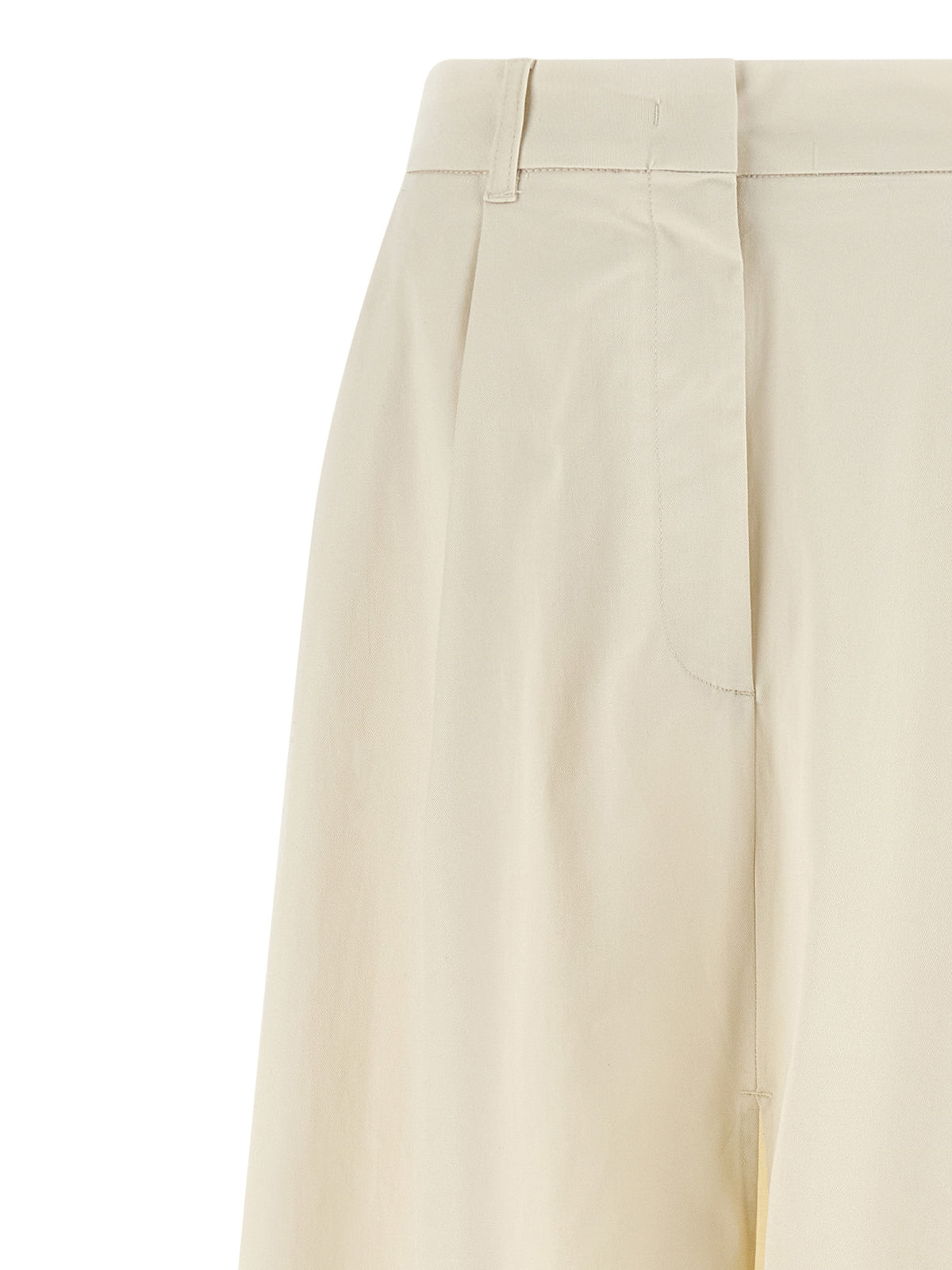 THELATEST Daisy Beige Cotton Mini Skirt