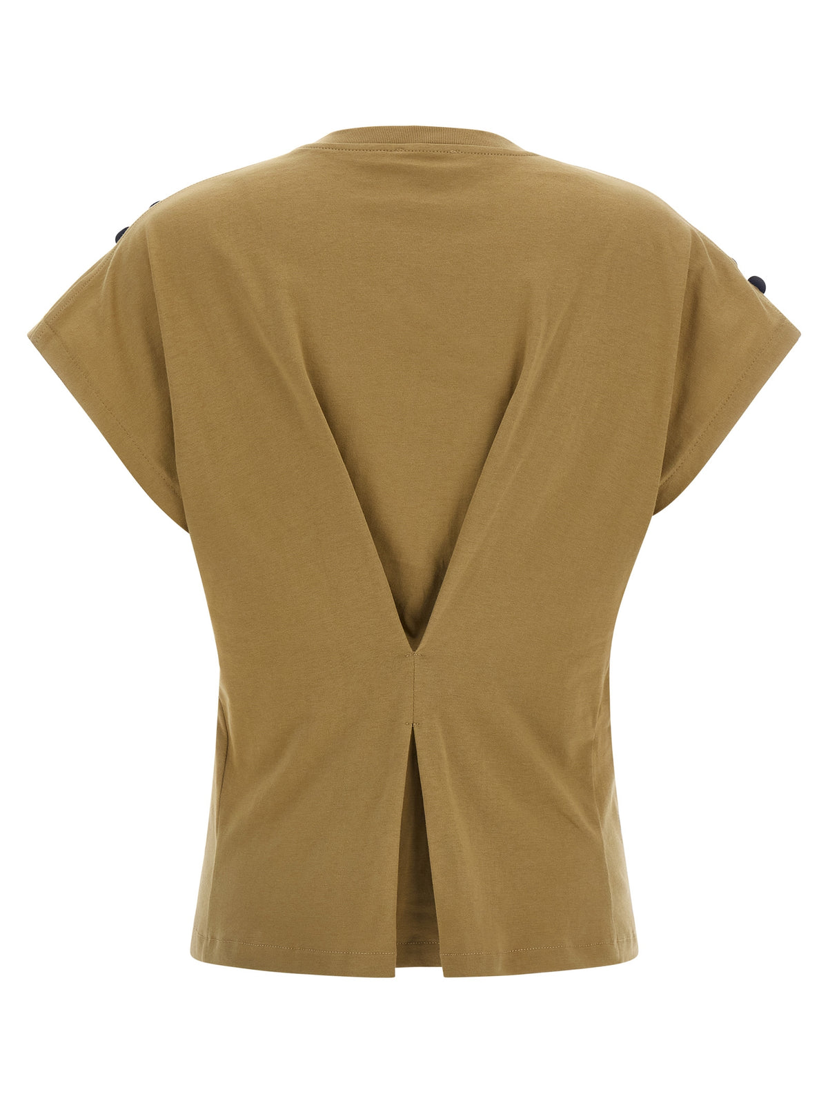 T-shirt en coton marron NUDE