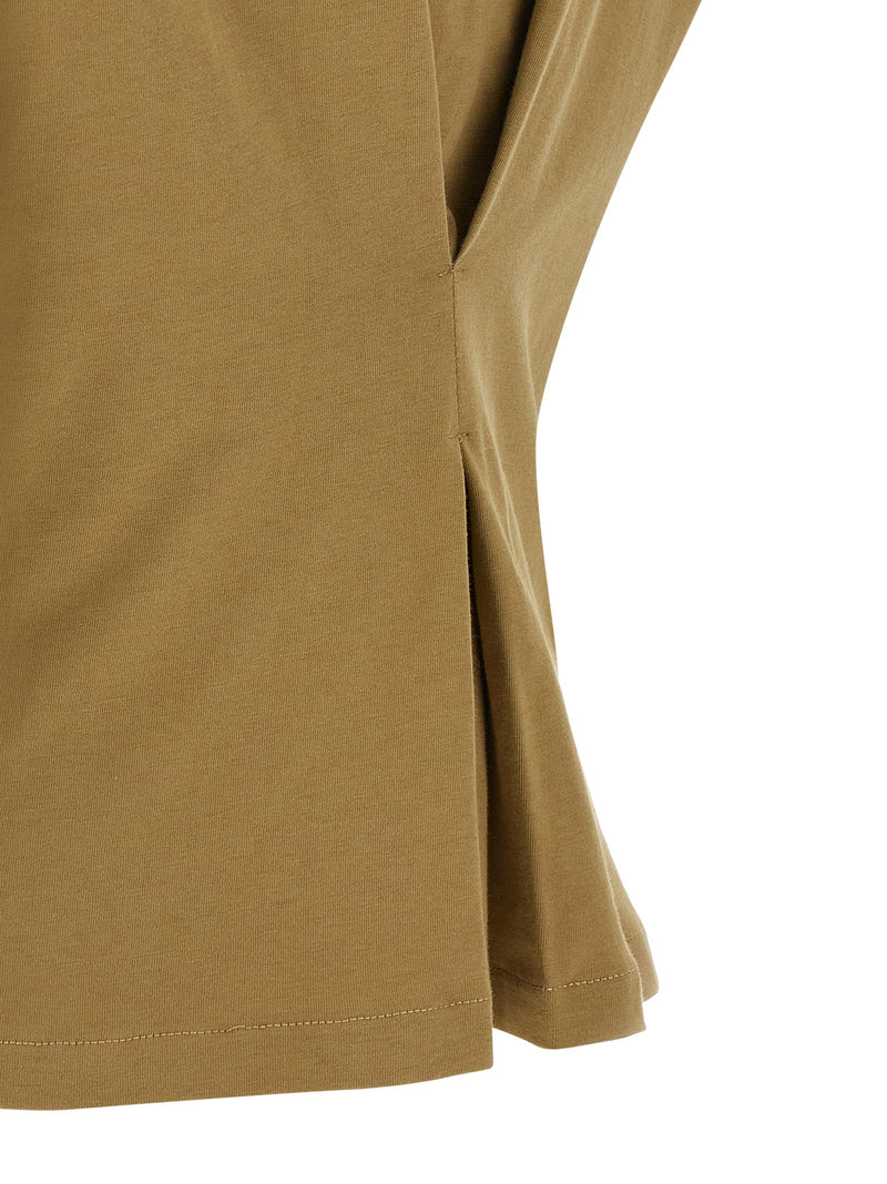 T-shirt en coton marron NUDE