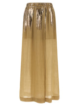 Mini-jupe en Tencel marron NUDE
