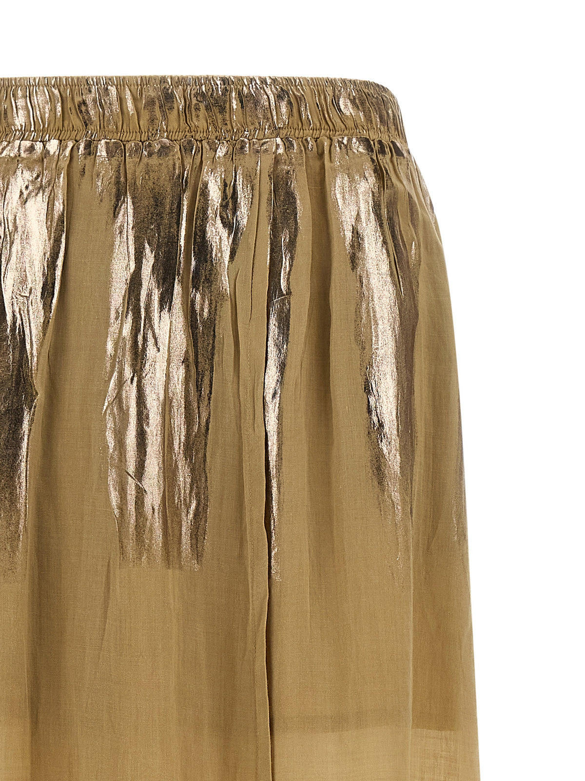 Mini-jupe en Tencel marron NUDE