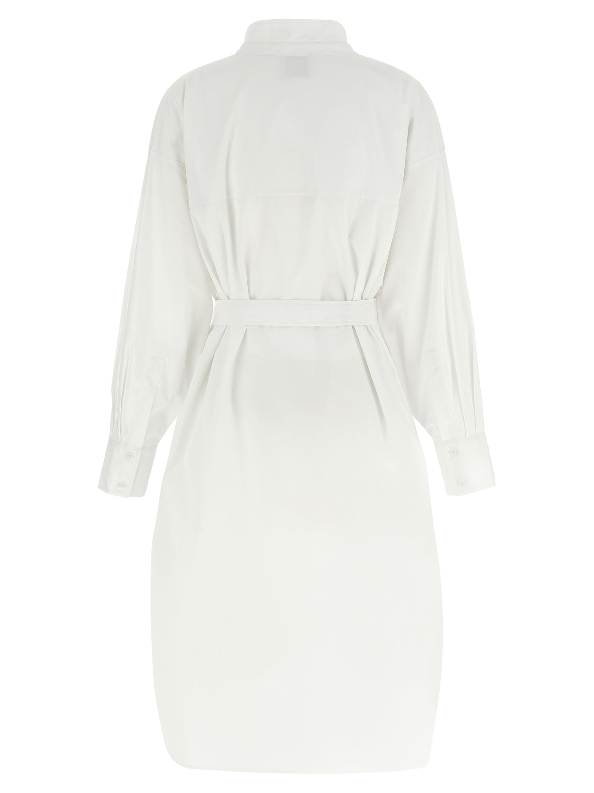 Robe midi NUDE en coton blanc