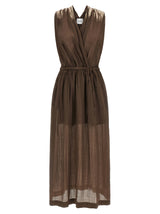 Robe longue en Tencel marron NUDE