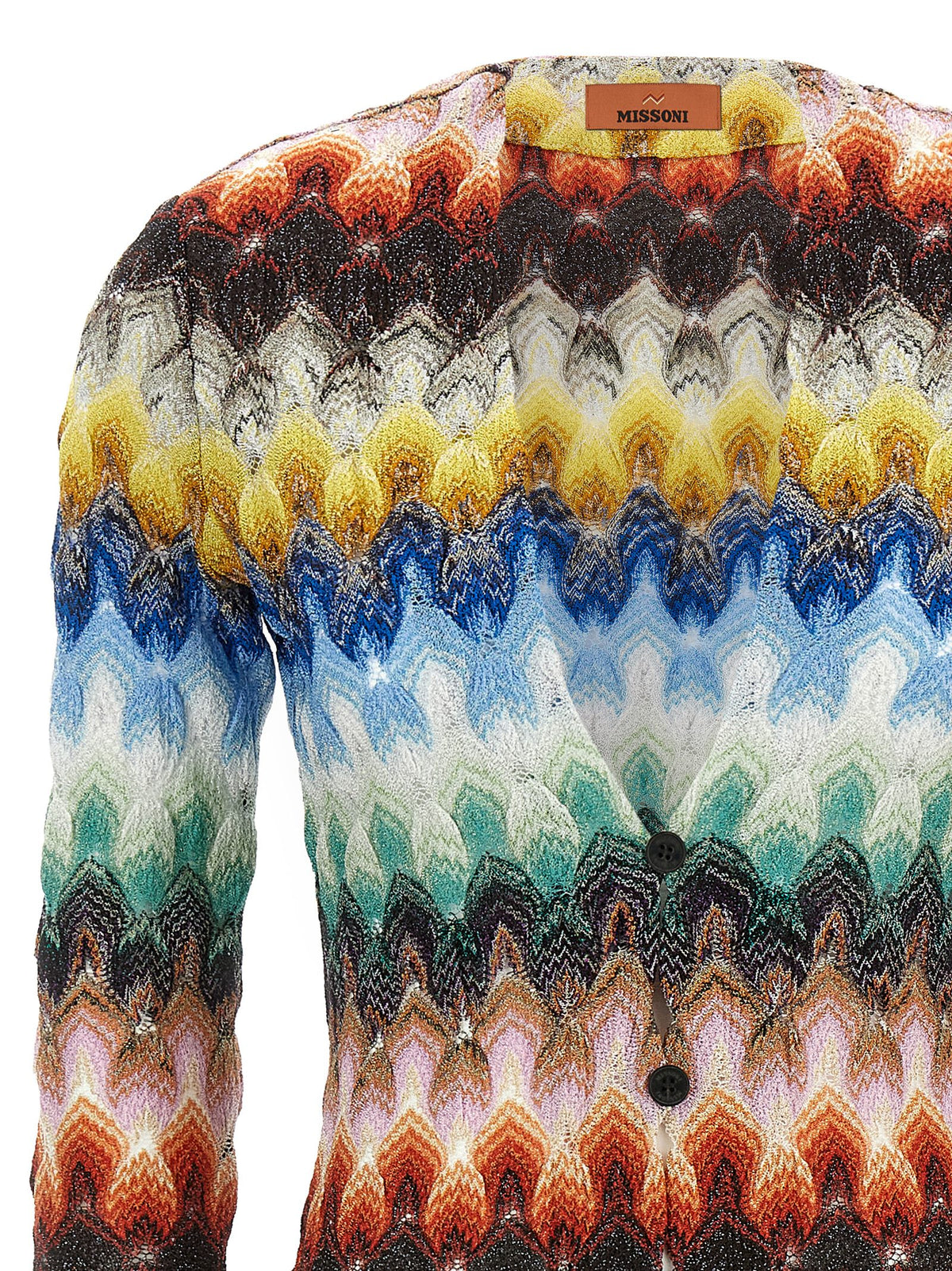 Missoni Multicolor Viscose Cardigan - Luxurious Elegance