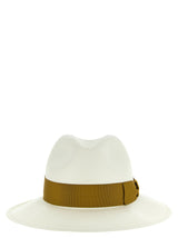 Borsalino Fedora en chanvre marron