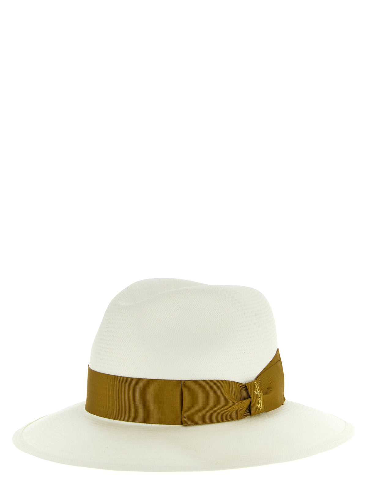 Borsalino Fedora en chanvre marron