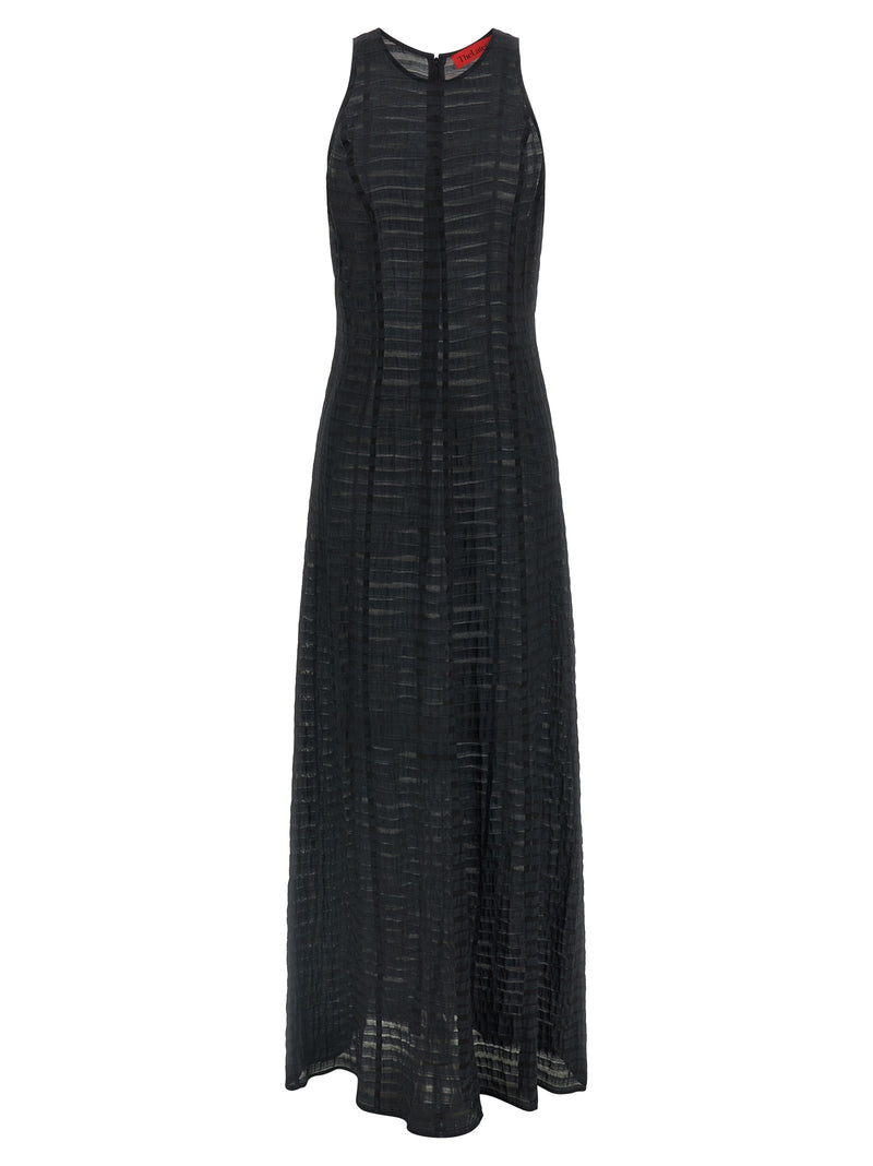 THELATEST Dori Black Modal Long Dress for Women