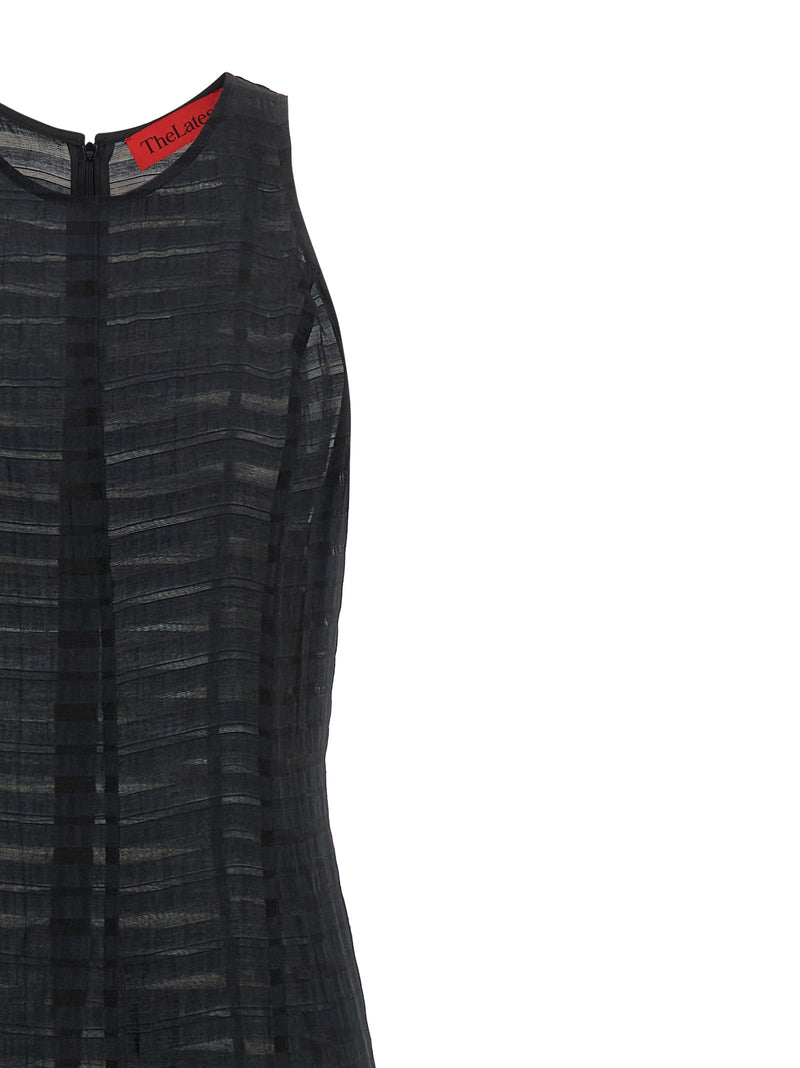 THELATEST Dori Black Modal Long Dress for Women