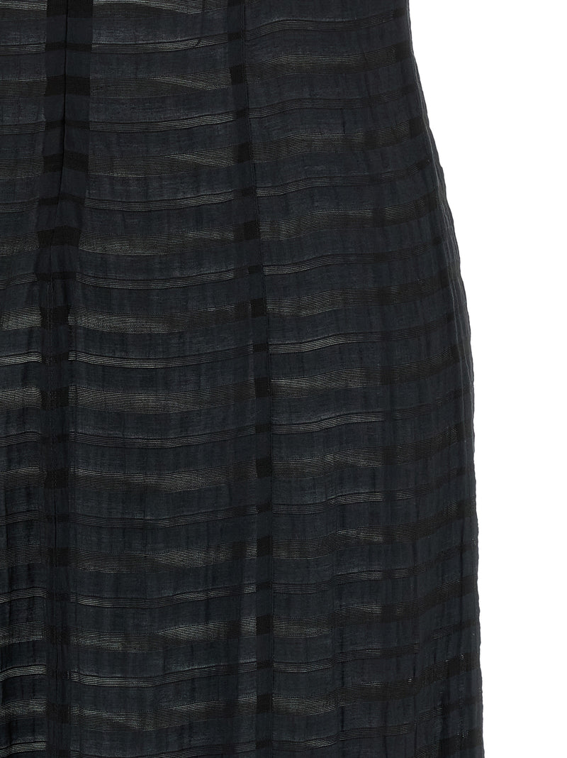 THELATEST Dori Black Modal Long Dress for Women