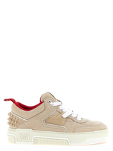 Christian Louboutin Beige Calfskin Athletic Sneakers