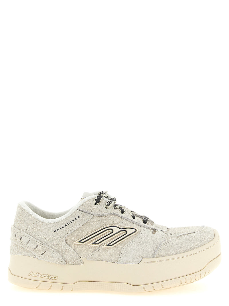 Baskets compensées Balenciaga en cuir de vachette beige