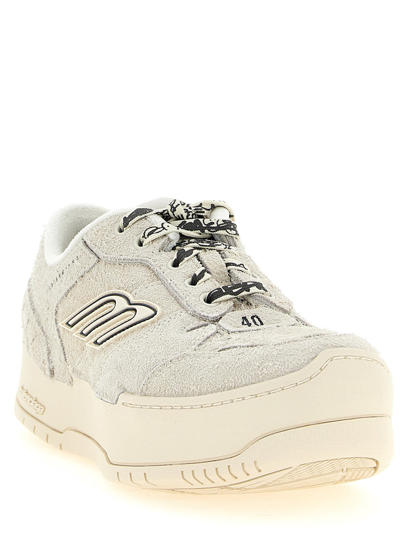 Baskets compensées Balenciaga en cuir de vachette beige