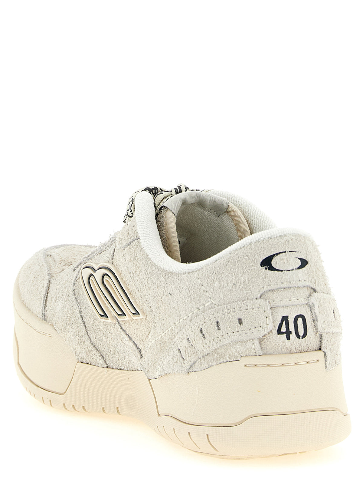 Baskets compensées Balenciaga en cuir de vachette beige