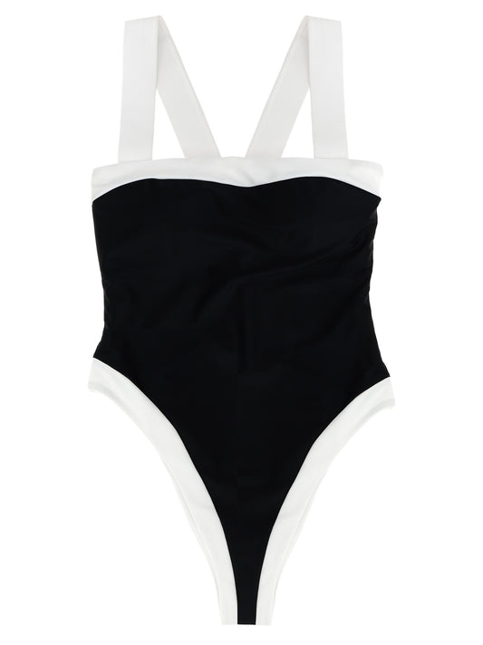 Maillot de bain une pièce bicolore Goldbergh en polyamide recyclé