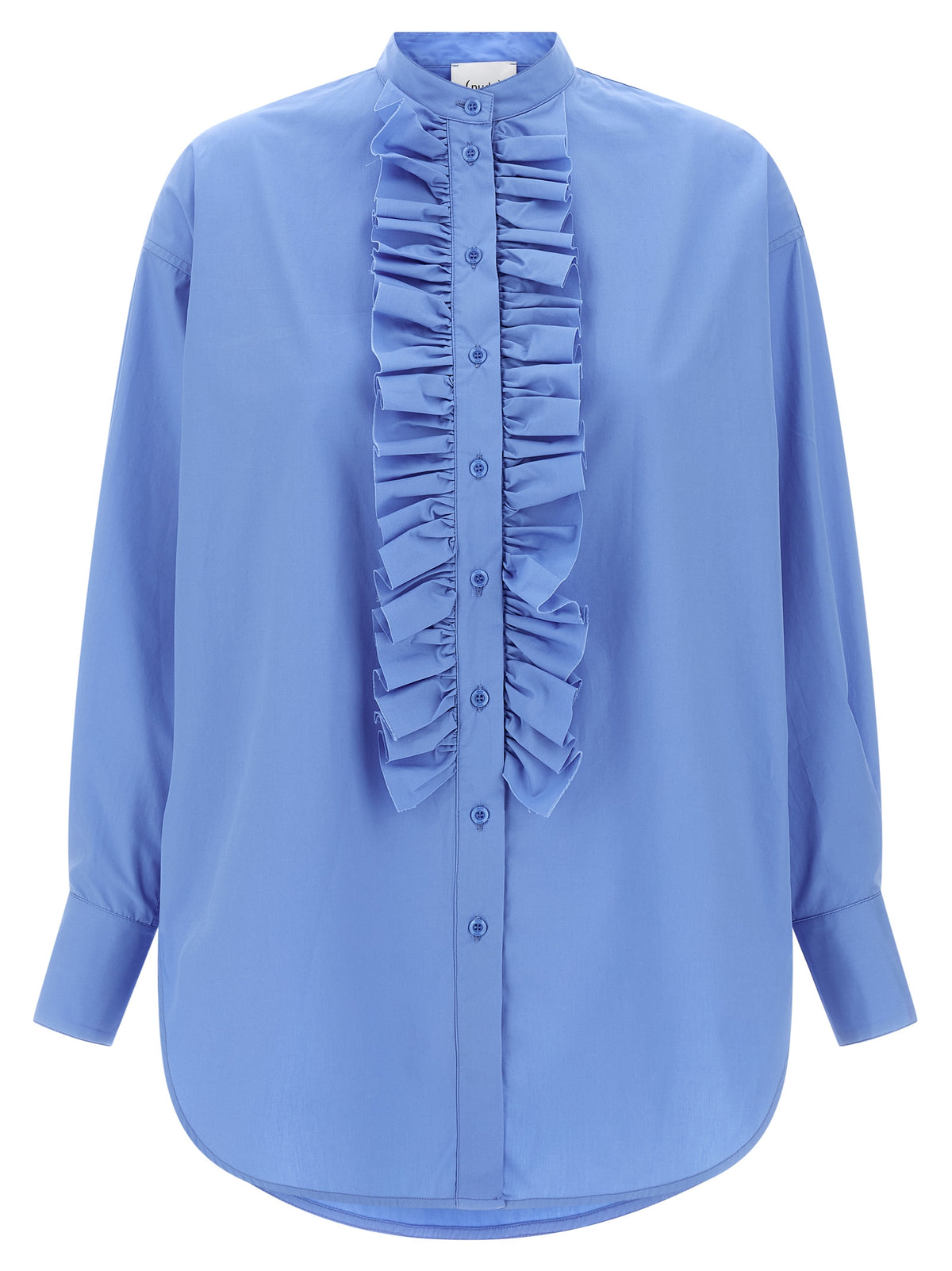 Chemisier bleu en coton NUDE