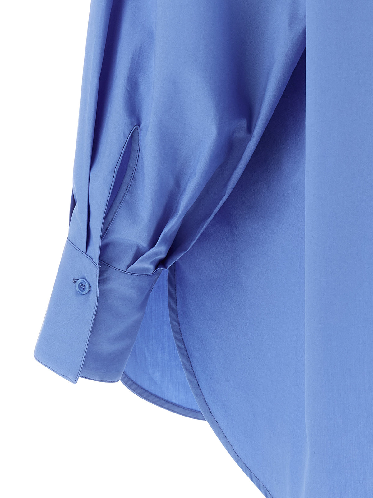 Chemisier bleu en coton NUDE
