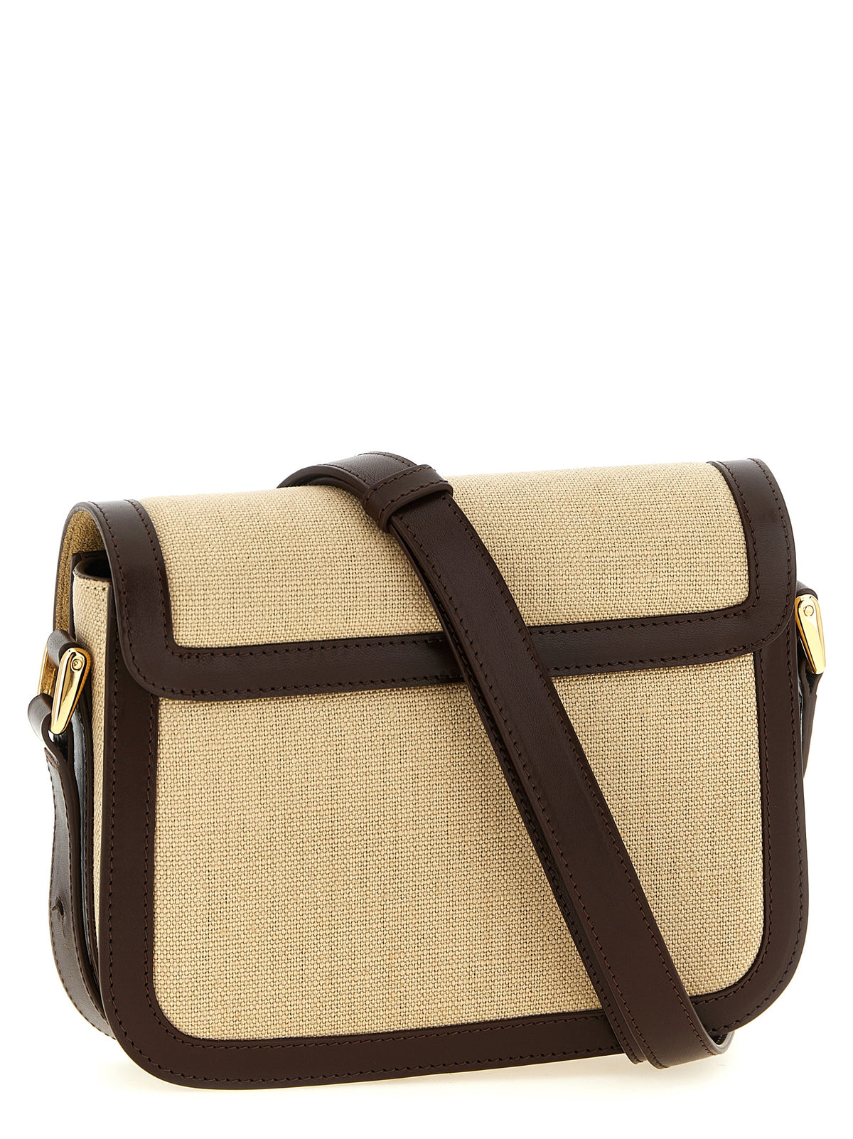 Sac bandoulière en coton beige A.P.C.