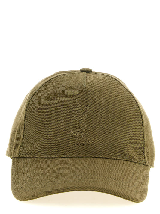 Saint Laurent Bicolor Cotton Cap - Iconic Baseball Hat