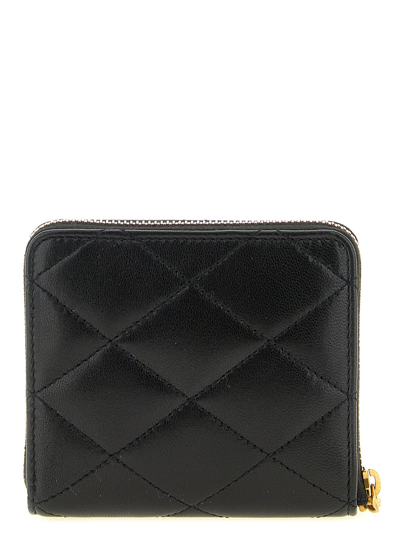 Saint Laurent Pegaso Black Lamb Leather Cardholder