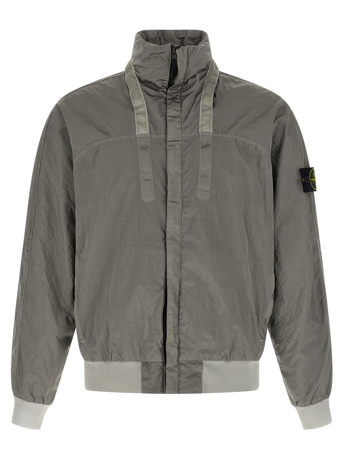 Bomber Stone Island en polyamide gris