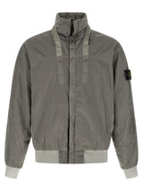 Bomber Stone Island en polyamide gris