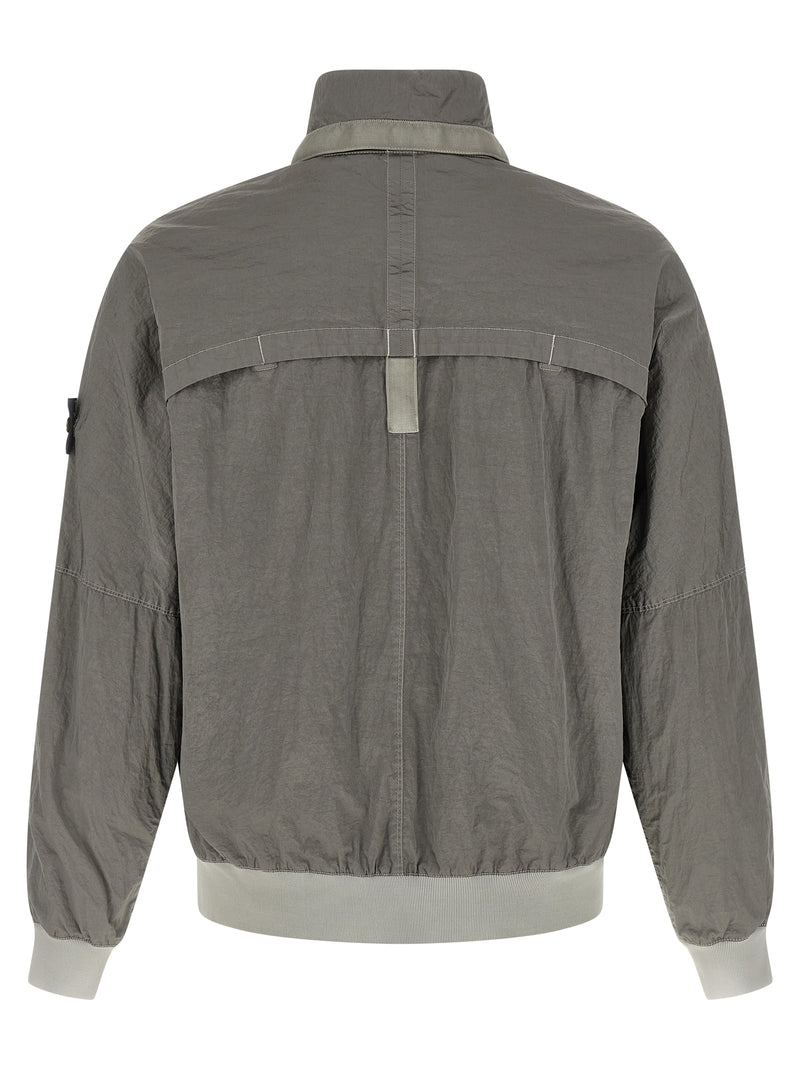 Bomber Stone Island en polyamide gris