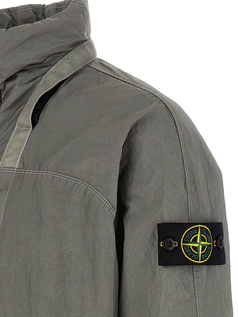 Bomber Stone Island en polyamide gris