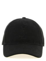 Saint Laurent Black Cotton Cap (Baseball Hat)