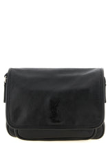 Sac bandoulière Saint Laurent en cuir de veau noir