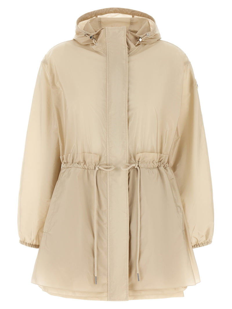 Veste Moncler en polyamide beige
