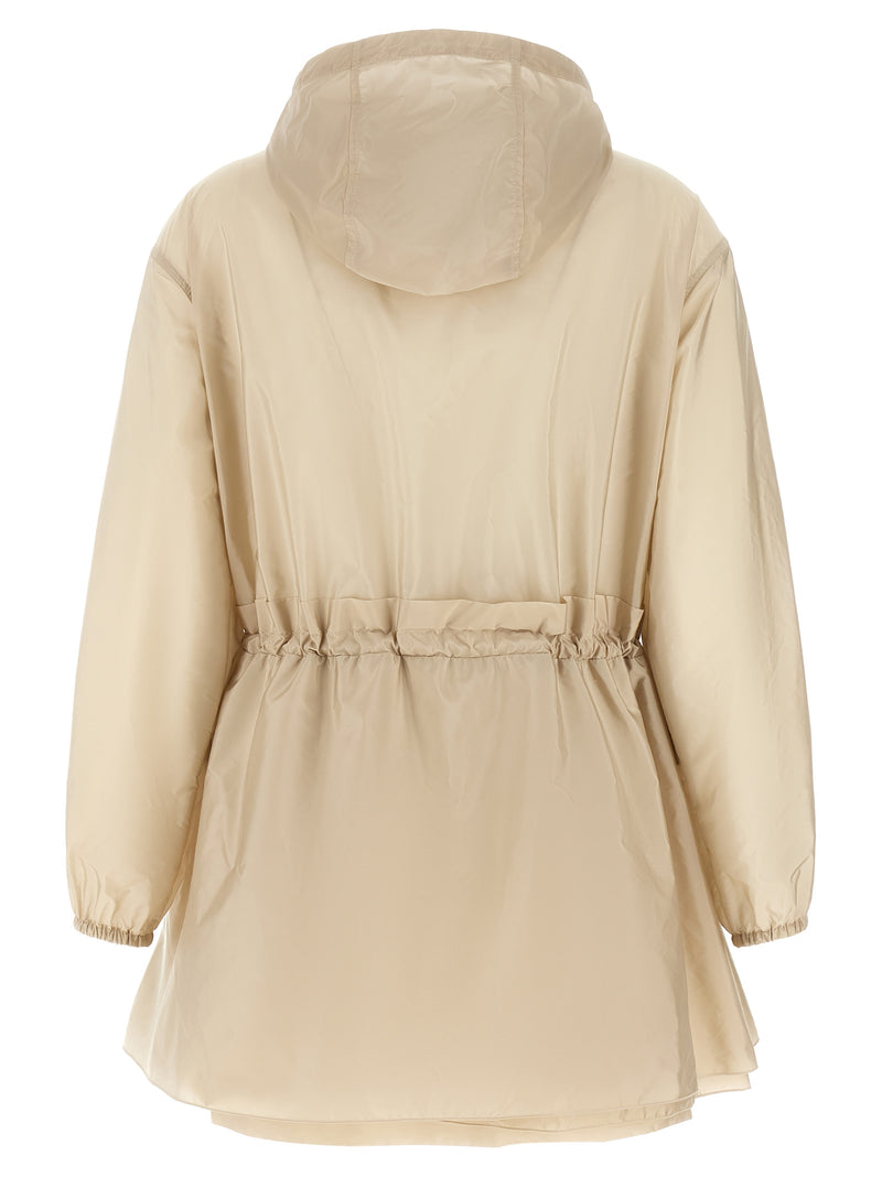 Veste Moncler en polyamide beige
