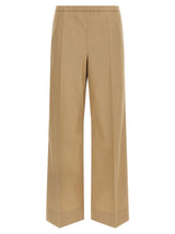 Moncler Beige Cotton Casual Pants - Effortlessly Chic Trousers