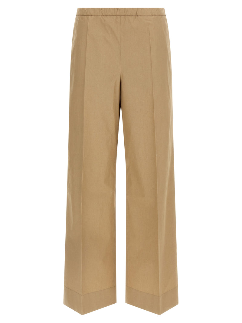 Moncler Beige Cotton Casual Pants - Effortlessly Chic Trousers