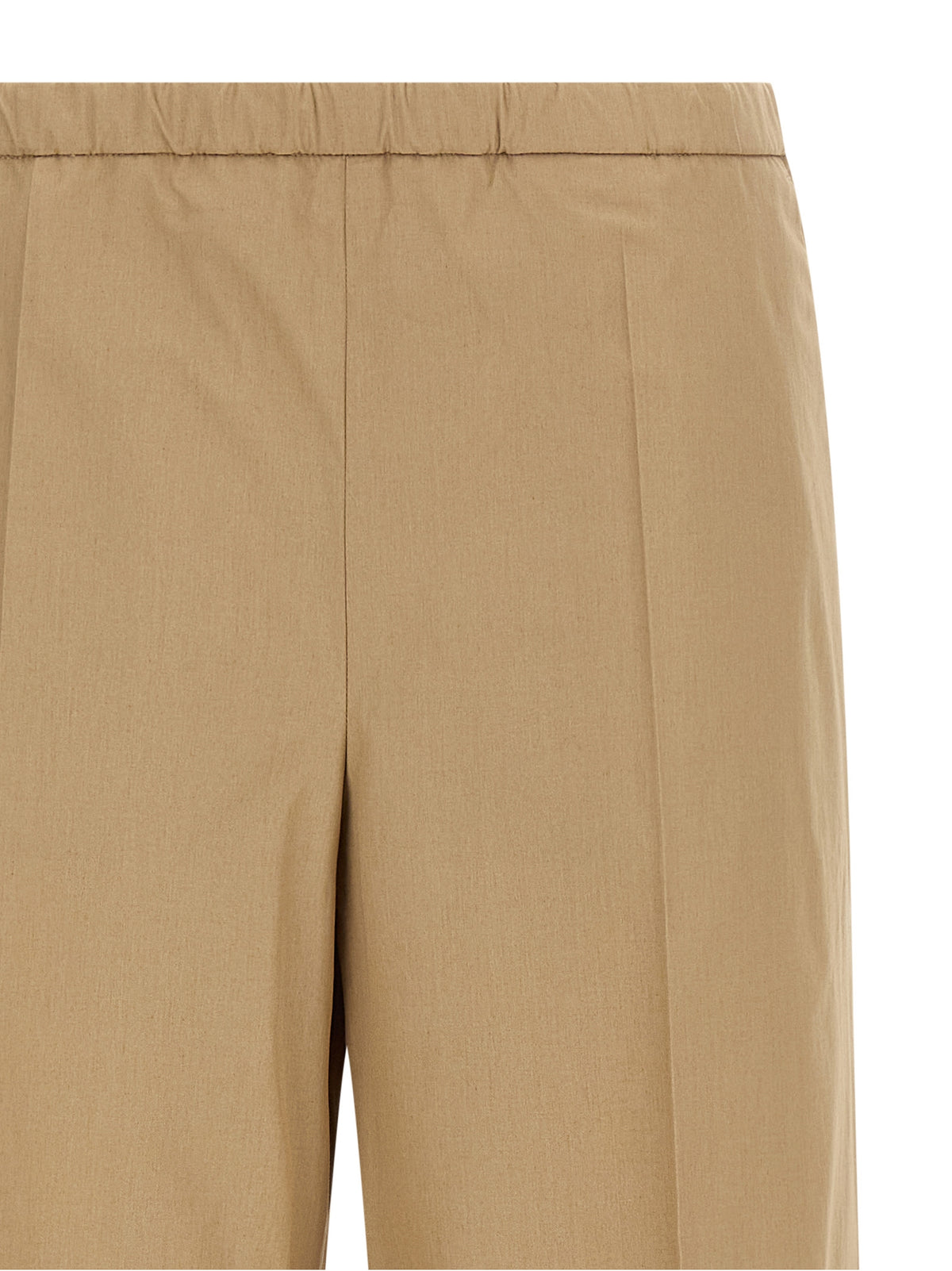 Moncler Beige Cotton Casual Pants - Effortlessly Chic Trousers