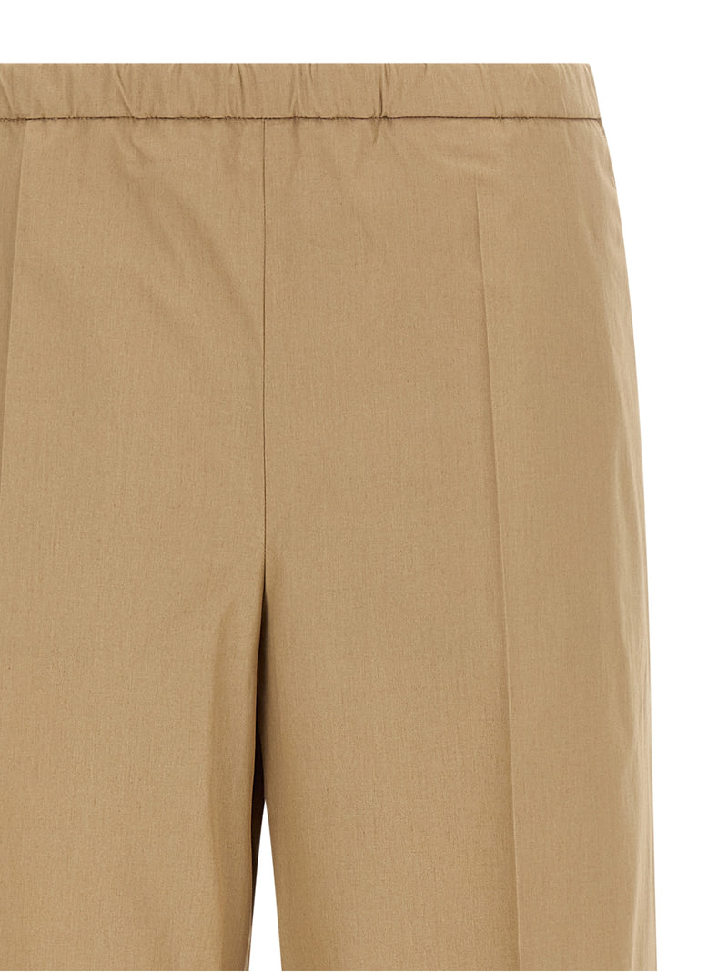 Moncler Beige Cotton Casual Pants - Effortlessly Chic Trousers