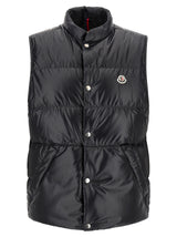 Doudoune sans manches Moncler en polyester bleu