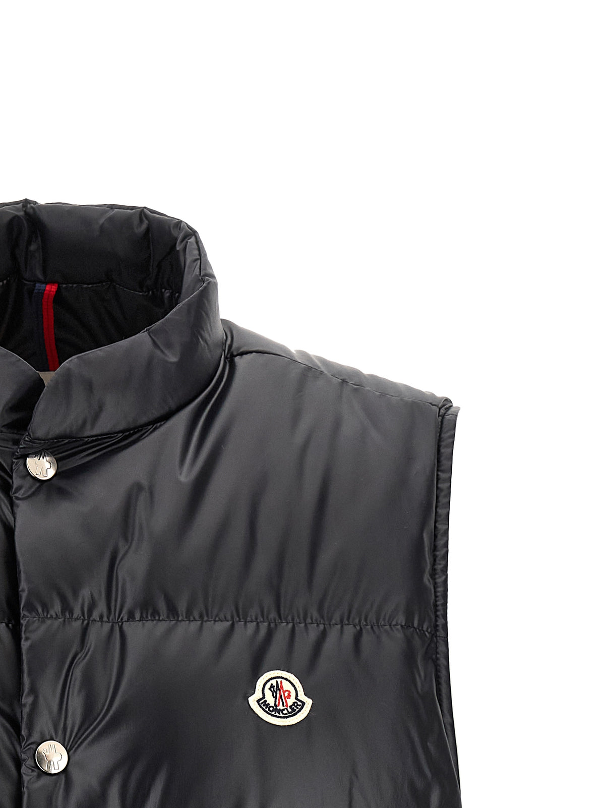 Doudoune sans manches Moncler en polyester bleu