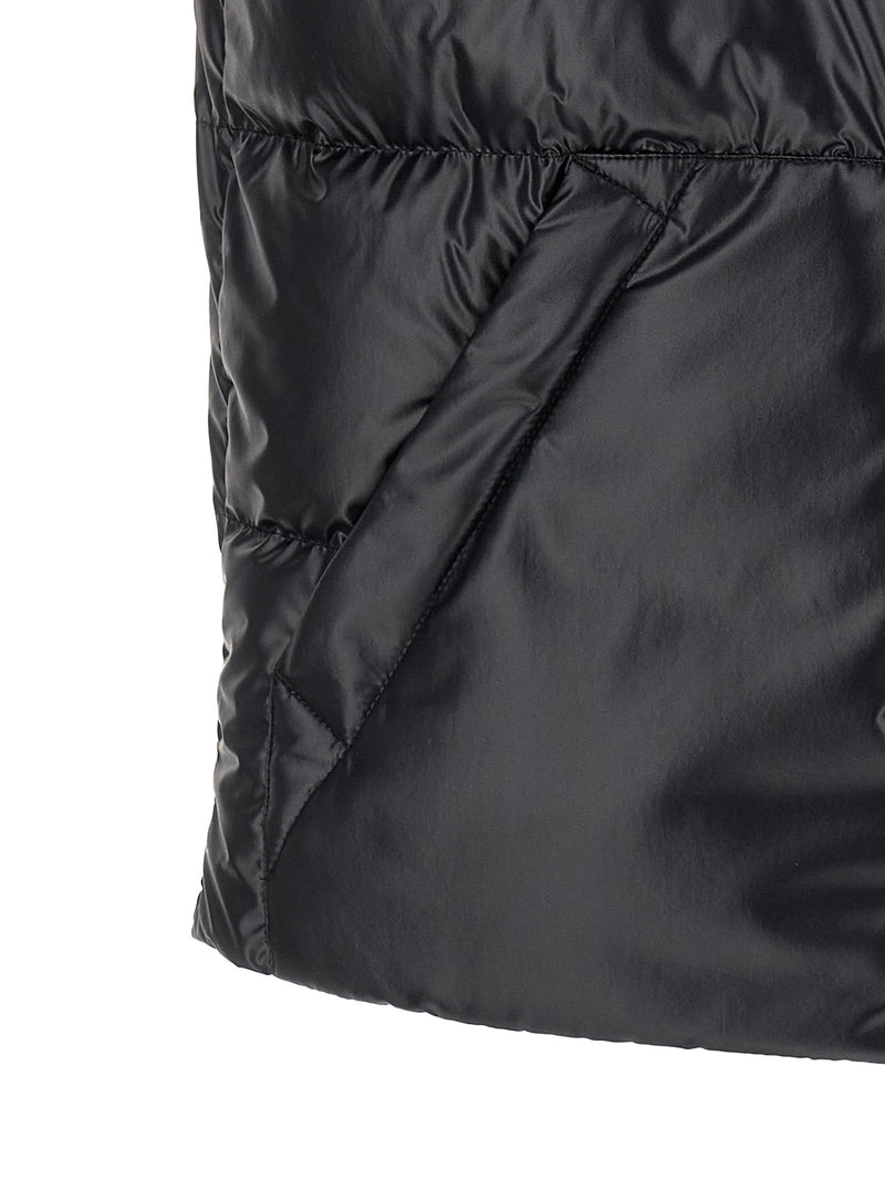 Doudoune sans manches Moncler en polyester bleu