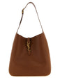 Saint Laurent Brown Calfskin Shoulder Bag