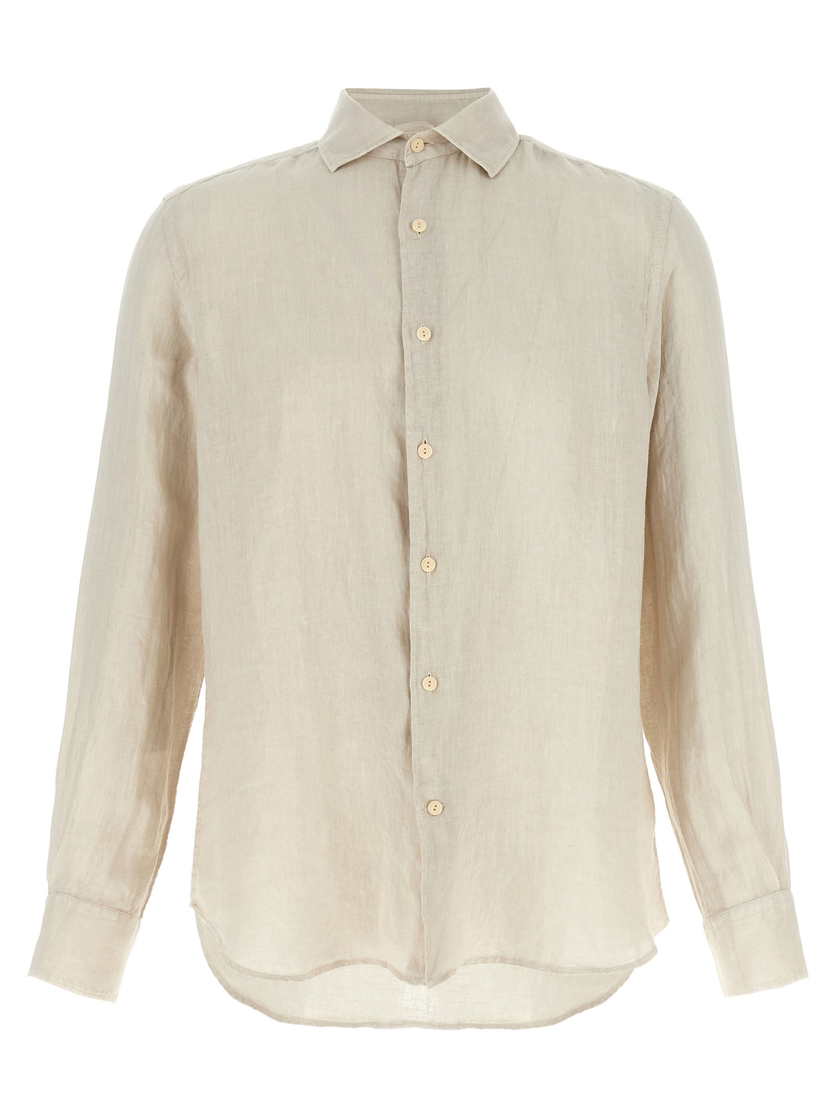 MC2 Saint Barth Beige Linen Blouse