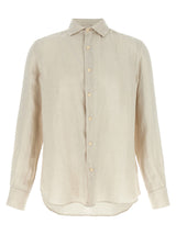 MC2 Saint Barth Beige Linen Blouse
