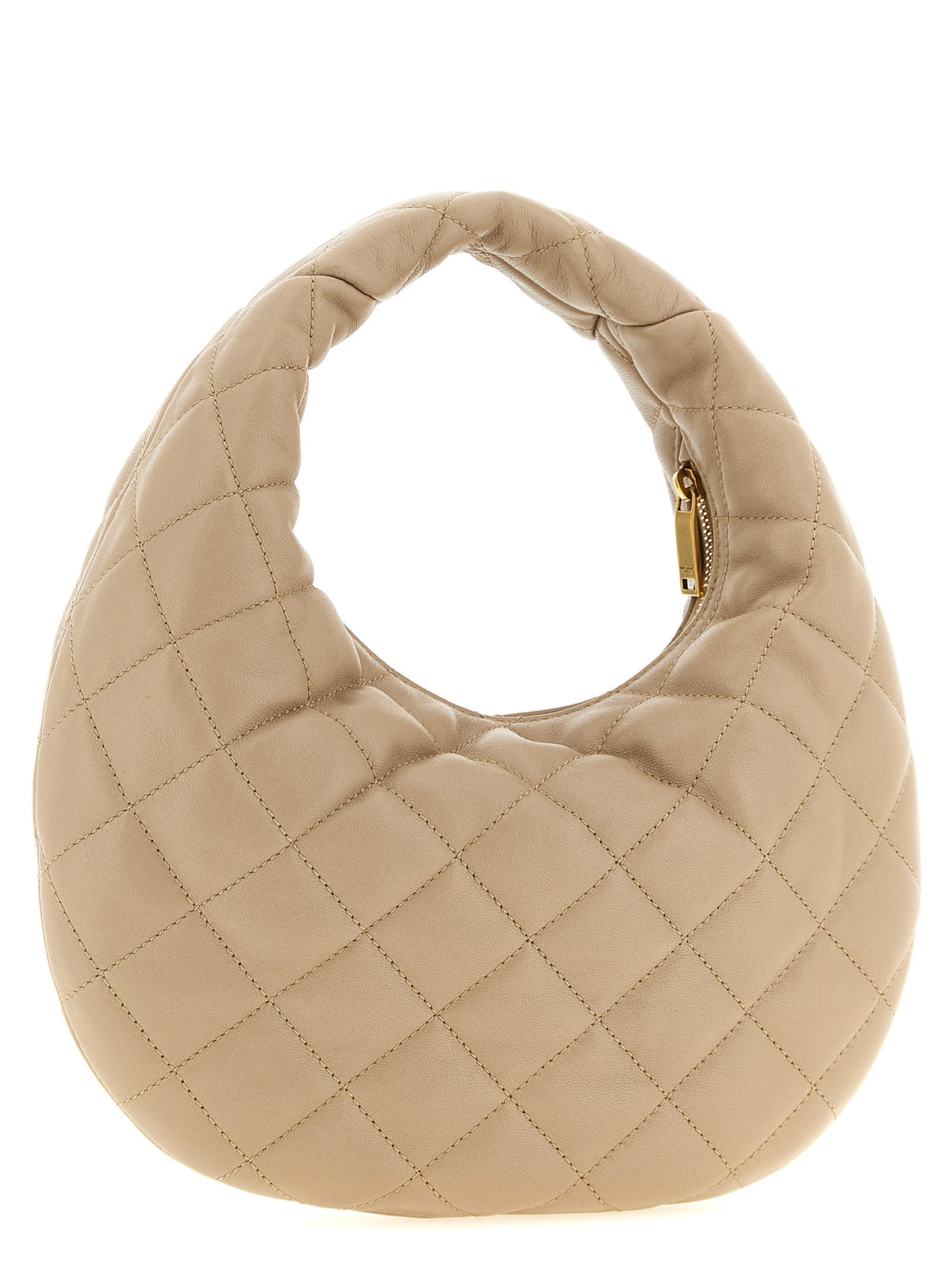 Sac à main Saint Laurent en cuir d'agneau beige